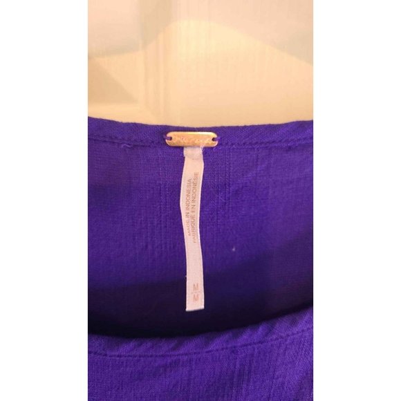 NWT Free People Tunic Mini Dress Violet Purple Size Medium - Picture 6 of 10